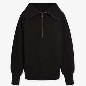 Varley Vine Half-Zip Pullover in Black (Medium)